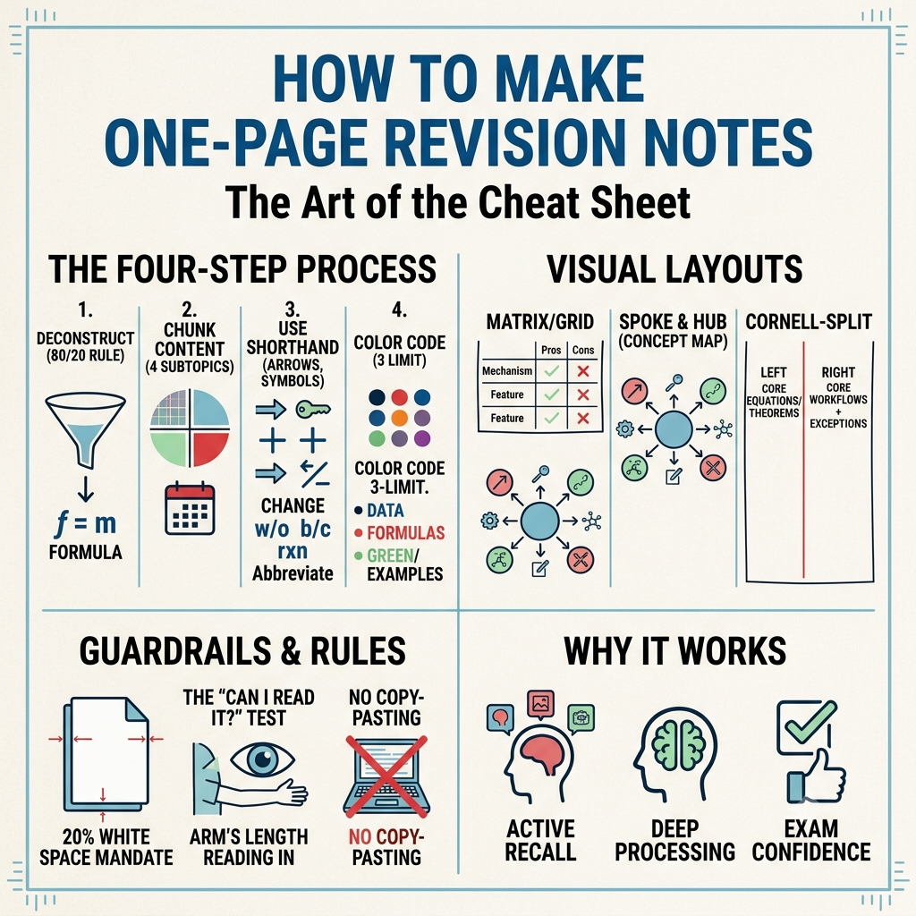 How to Master one page Revision Page cover